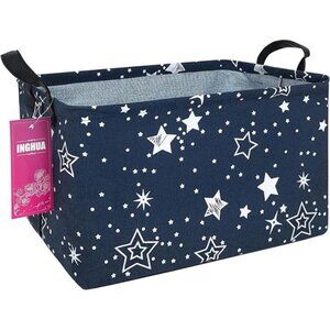 Rectangular Storage Basket Fabric Organizer Bin for Toys,Books,Clothes,Gifts